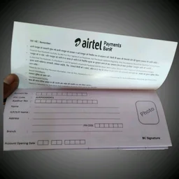 Airtel Payment Bank Passbook - 100