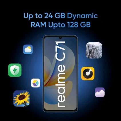 Realme C71 - obsidian black, 6GB/128GB