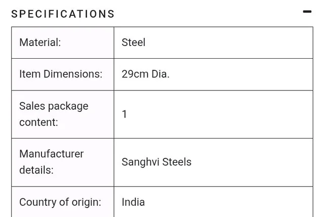 Stainless Steel Plate - Bokajan