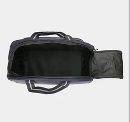 Safari Dark Blue Polyester Duffle Trolley - Black
