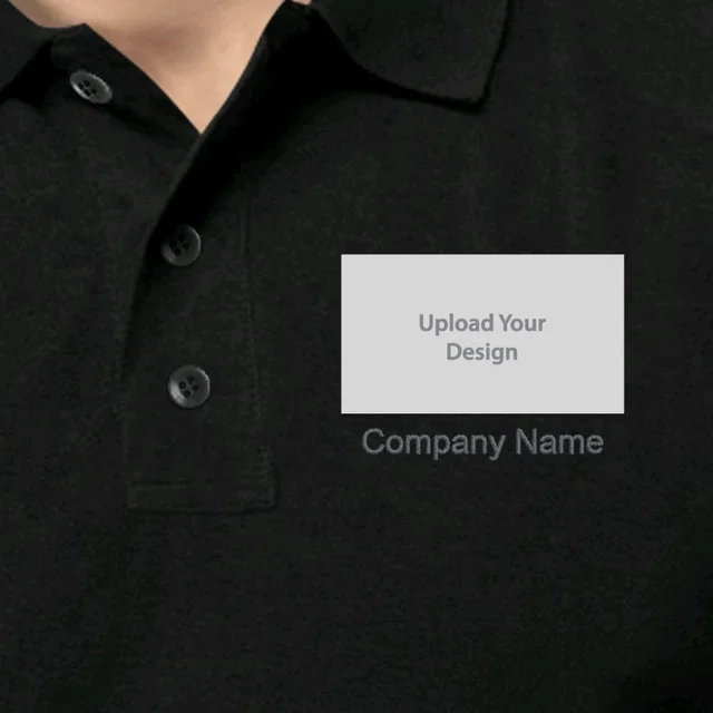 Design Gallery: Men's Polo T-Shirts Your Company Name 