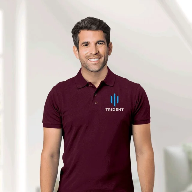 Design Gallery: Men's Polo T-Shirts Your Company Name - Black, XL