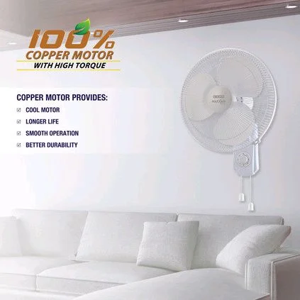 USHA Maxx Air Ultra with 2 Year Warranty 400 mm Wall Fan - White, Bokajan