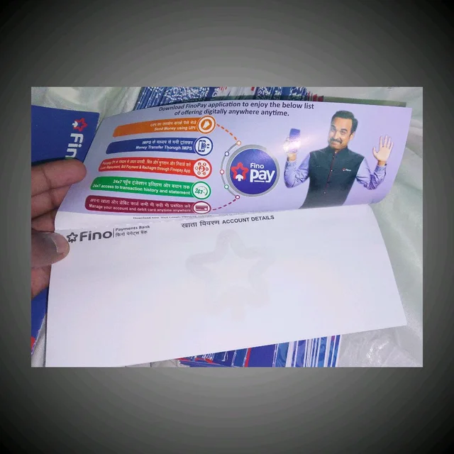 Fino Payment Bank Passbook - 50