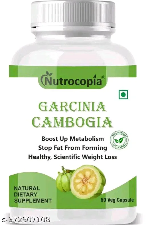 Nutrocopia Garcinia Cambogia Natural Fat Burner Weight Loss Capsules