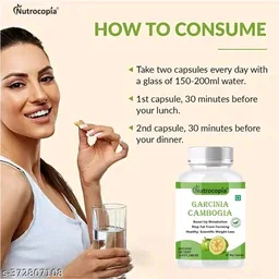Nutrocopia Garcinia Cambogia Natural Fat Burner Weight Loss Capsules