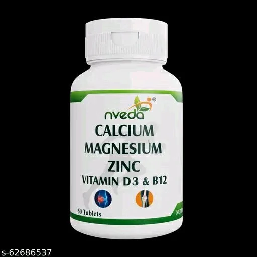 Nveda Calcium Supplement With Vitamin D3, Magnesium, Zinc And Vitamin B12