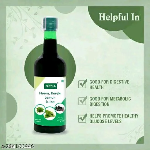 SEYA Neem Karela Jamun Juice 800 ml