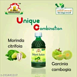 Omkar India Noni Juice - Pack Of 3 Bottles, Each 1000ml