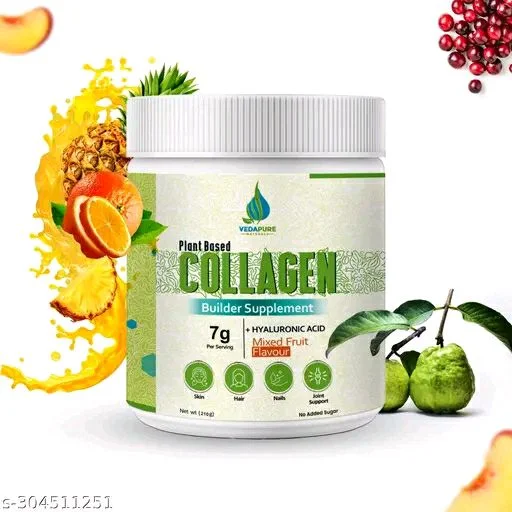 VEDAPURE NATURALS Plant Based Skin Collagen Builder Supplement