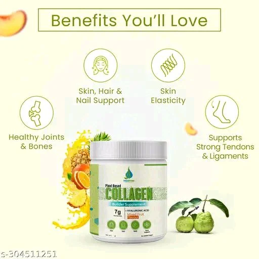 VEDAPURE NATURALS Plant Based Skin Collagen Builder Supplement