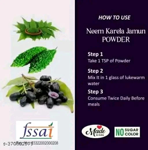 KAYABOOST Neem Karela Jamun Powder