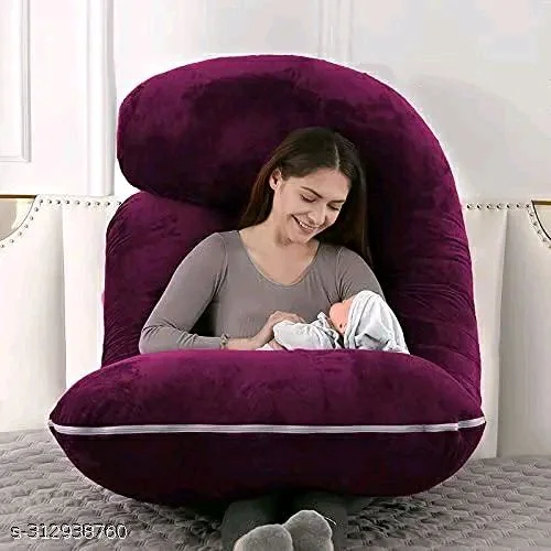 SHRI SHYAM ART Shape Sweetrani Microfiber Polyester Pregnancy Pillow