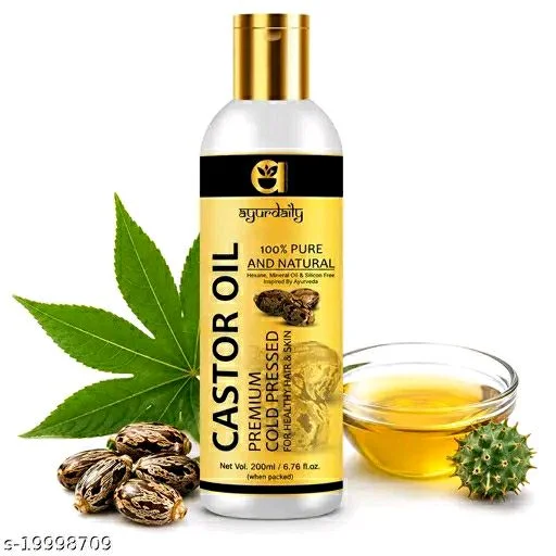 AYUR HERBALS Ayurdaily Pure Castor Oil 200 ml