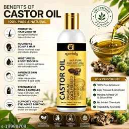 AYUR HERBALS Ayurdaily Pure Castor Oil 200 ml
