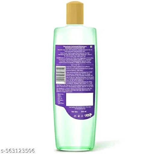 PARACHUTE ADVANSED Rosemary Coconut Hair Oil 300ml - 600ml