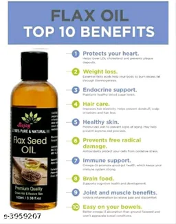 BEJOY Flaxseed Hair Oil 100ml - Pack Of 2