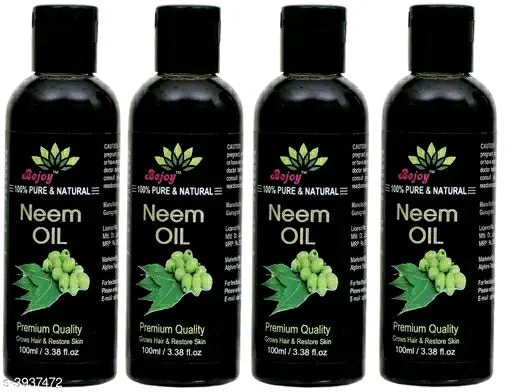 BEJOY Neem Hair Oil - Pack Of 4 X 100ml