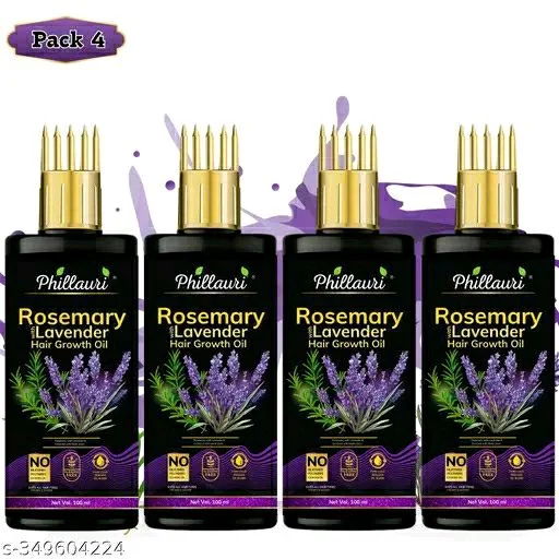 PHILLAURI Rosemary Lavender Oil - 100ml X Pack Of 2 - Pack of 4
