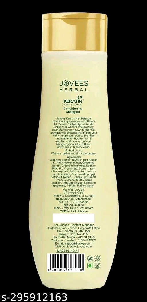 JOVEES HERBAL Keratin Hair Balance Conditioning Shampoo 300ml