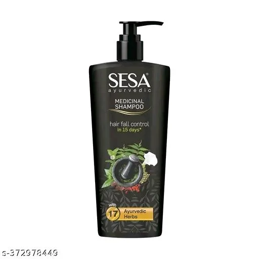 SESA Ayurvedic Medicinal Shampoo For Hair Fall Control 200ml - 500ml