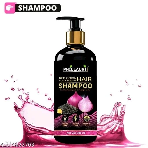 PHILLAURI Red Onion Black Seed Oil Hair Shampoo 300ml