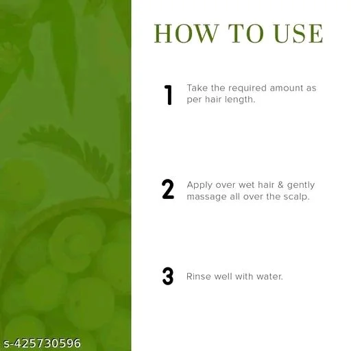 KHADI NATURAL Amla And Bhringraj Shampoo - Pack Of 2 X 650ml