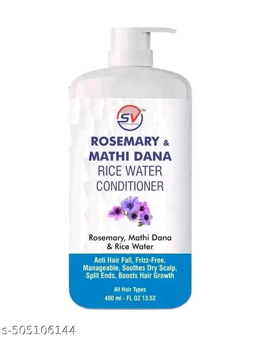 SV PROFESSIONAL Rice Water And Methi Dana Advanced Anti HairFall Conditioner 400ml