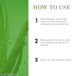KHADI NATURAL Green Tea & Aloe Vera Hair Conditioner 450ml - Pack Of 2