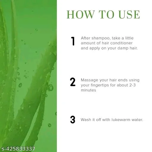 KHADI NATURAL Green Tea & Aloe Vera Hair Conditioner 450ml - Pack Of 2