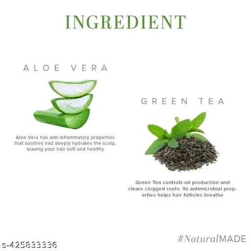 KHADI NATURAL Green Tea And Aloe Vera Herbal Conditioner 210ml