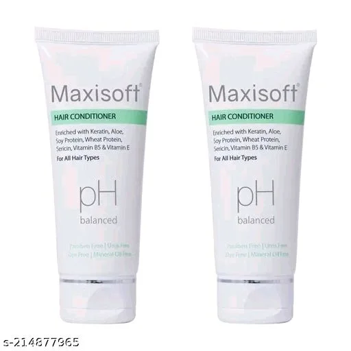 Maxisoft Keratin Hair Conditioner For Smooth Silky Hair - Pack Of 2 X 100ml