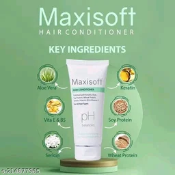 Maxisoft Keratin Hair Conditioner For Smooth Silky Hair - Pack Of 2 X 100ml