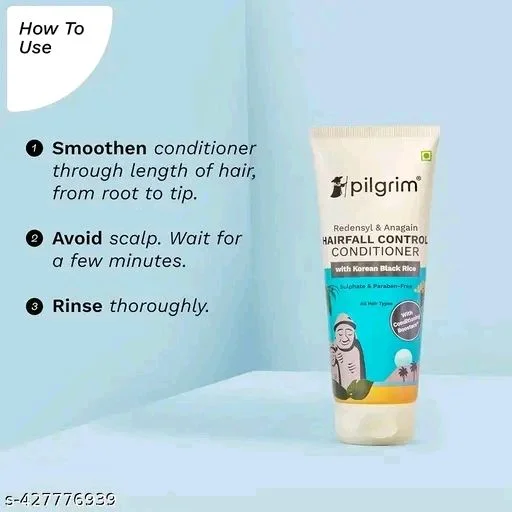 PILGRIM Redensyl And Anagain Hair Fall Control Conditioner 200ml
