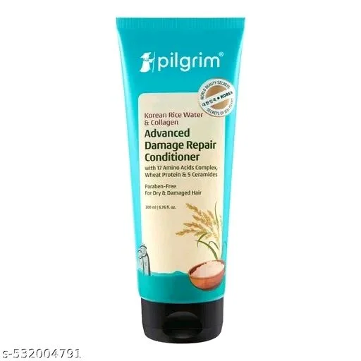 PILGRIM Korean Rice Water & Collagen Advanced Damage Hair Repair Conditioner 200ml