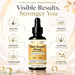 YNCOS Hair Growth Serum 30ml & 0.5mm Derma Roller