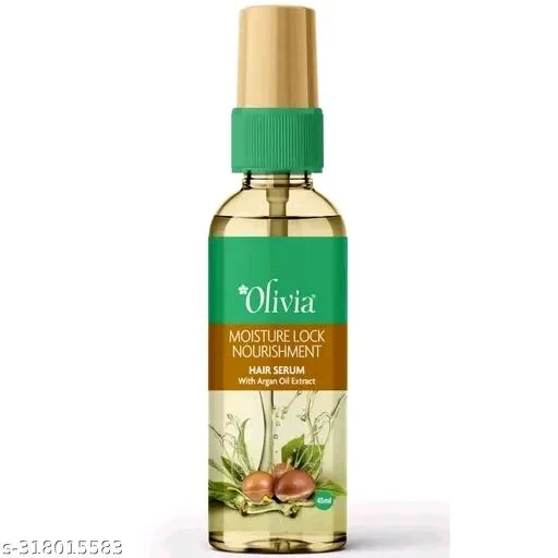 OLIVIA Moisture Lock Hair Serum For Frizz Free Hair 50ml - 50ml
