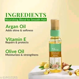 OLIVIA Moisture Lock Hair Serum For Frizz Free Hair 50ml - 50ml