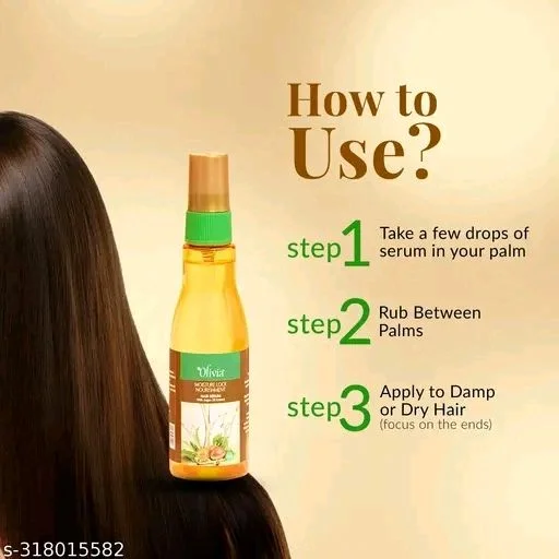 OLIVIA Moisture Lock Hair Serum For Frizz Free Hair 50ml - 100ml