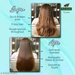 PURE ROOTS Keratin Instant Gloss Hair Serum - Pack Of 2 X 100ml