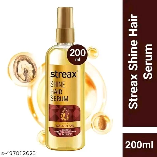 STREAX Shine Hair Serum For Dry Frizzy Hair 200ml