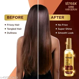 STREAX Shine Hair Serum For Dry Frizzy Hair 200ml
