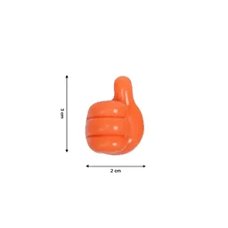Multifunctional Multi functional Hand Shape Wall Clip Hanger Keys Cable Holder pack of 5 ( Five) - Multi Colour