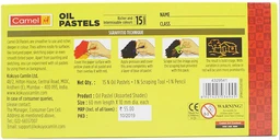Camlin Kokuyo Oil Pastel-15 Shades