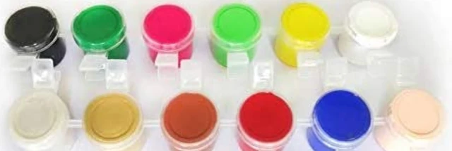 Luxor Tempra Colours with 12 Shades, Paint Brush