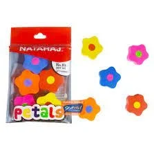 Nataraj Petals Eraser Set of 5