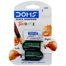 Doms Two Dooz Pencil Sharpner,Pack of 1, Multicolor
