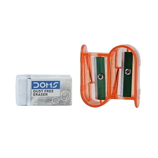 Doms Two Dooz Pencil Sharpner,Pack of 1, Multicolor