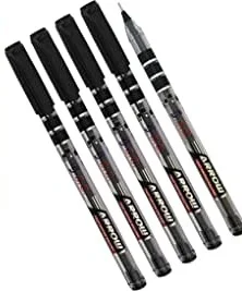 S. S. 5 x 0.7mm Tip Arrow BLUE & BLACK Fast Writing Ballpoint Smooth Pens Comfort Grip(Pack Of 20 Pens)