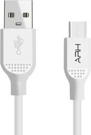 ARH Douro PS-34A 3.4Amp PVC Shielding Micro USB Charge and Sync Cable 1 m, (White)